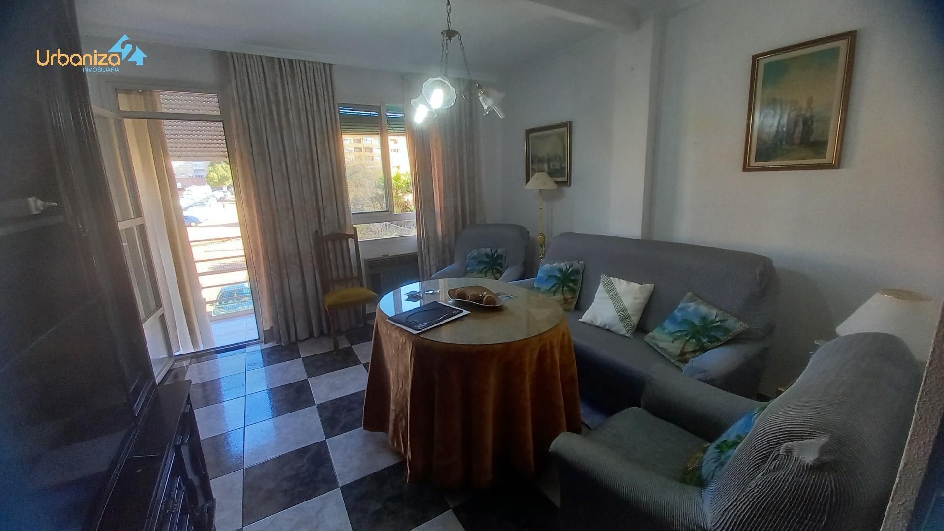 Living room of Flat for sale in Badajoz Capital  with Terrace and Balcony