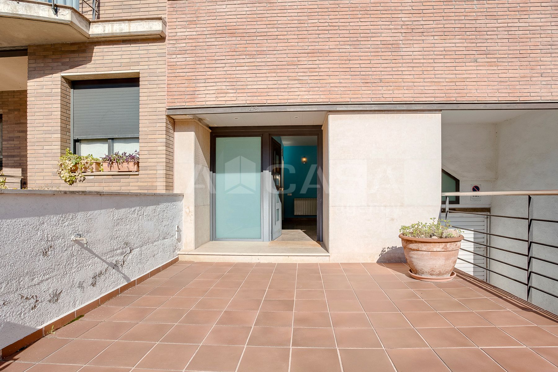 Terrace of Single-family semi-detached for sale in Granollers  with Air Conditioner, Heating and Private garden