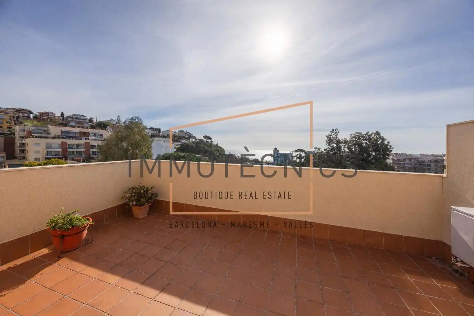 Terrace of Detached homes for sale in Canet de Mar  with Air Conditioner, Heating and Private garden
