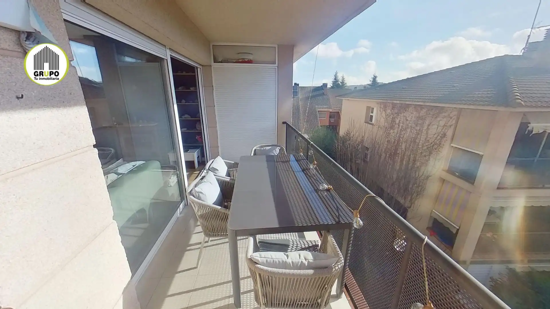 Balcony of Flat for rent in Begues  with Heating, Private garden and Parquet flooring