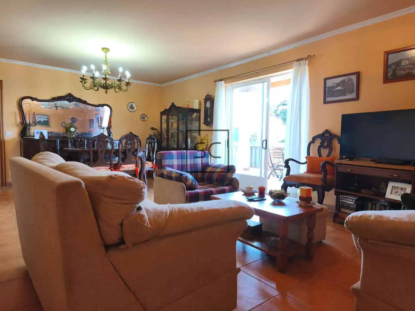 Sala d'estar de Casa o xalet en venda en Ares amb Calefacció, Jardí privat i Terrassa