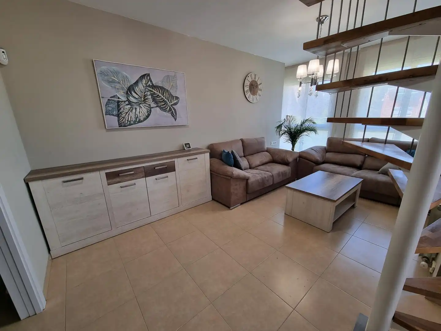 Wohnzimmer von Dachboden zum Verkauf in Sabadell mit Terrasse, Möbliert und Alarm