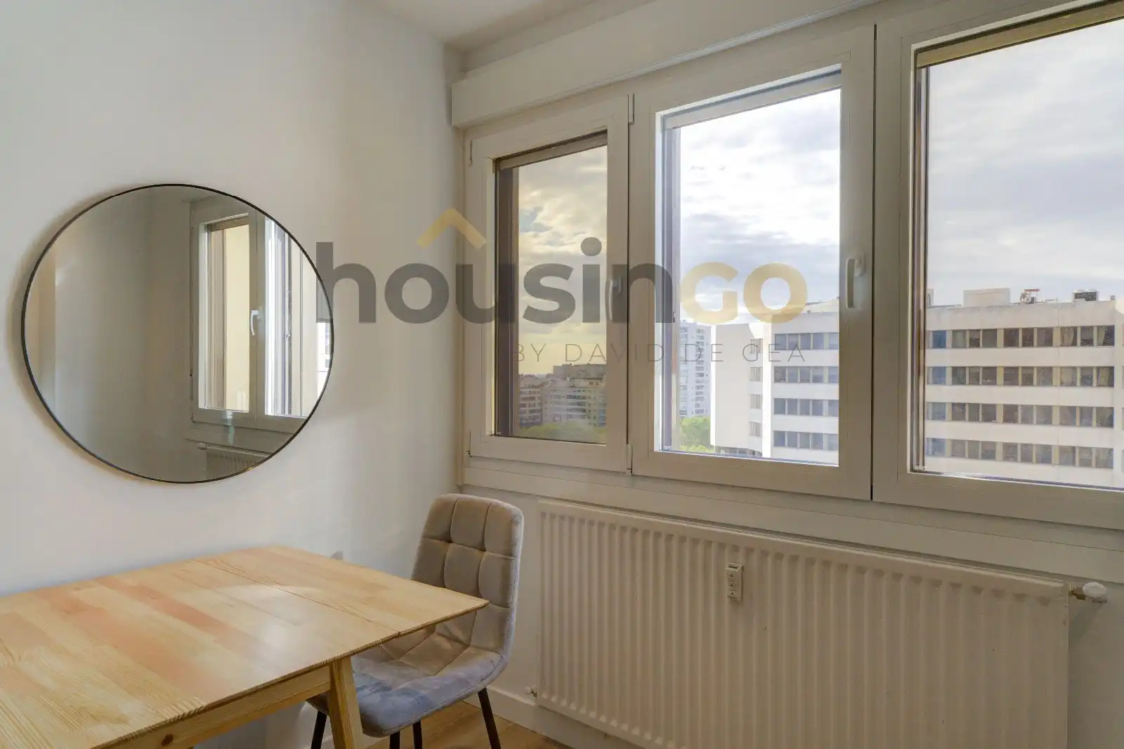 Habitación de Estudio de alquiler en Madrid con Aire acondicionado, Calefacción y Amueblado
