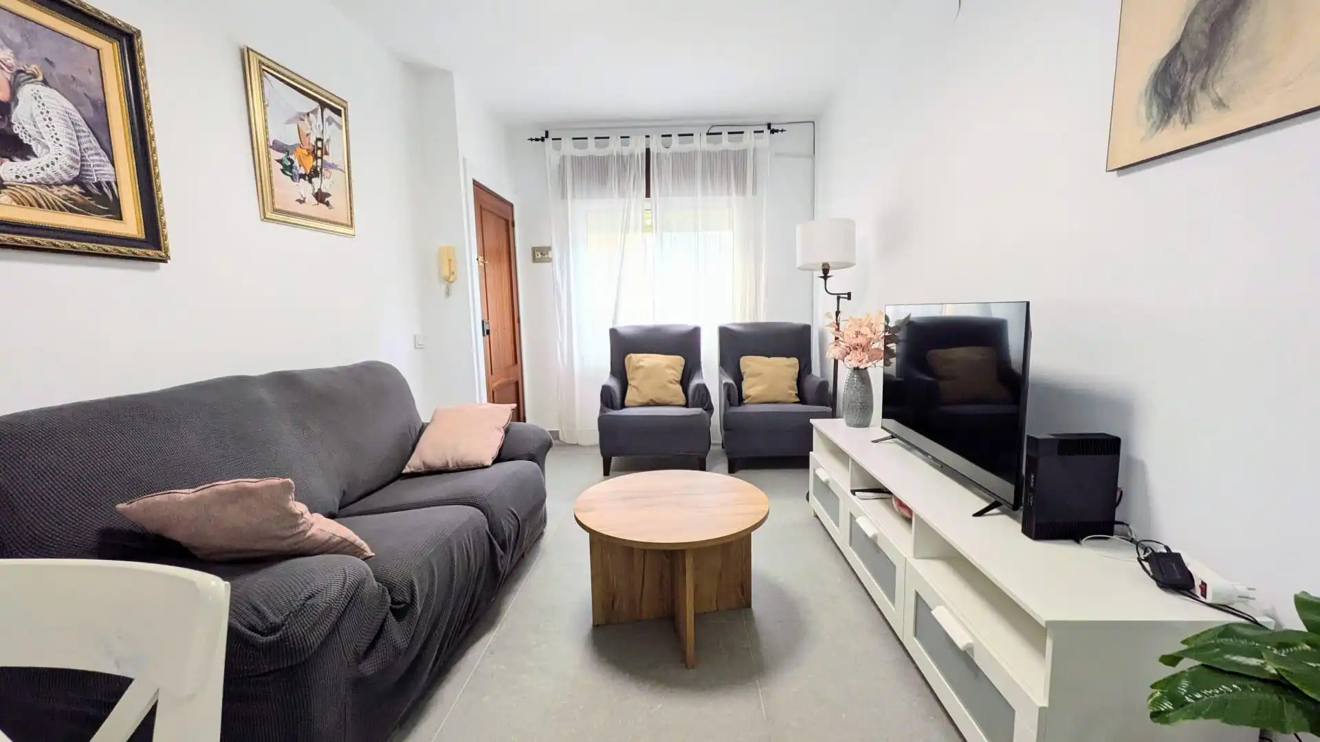 Sala de estar de Piso de alquiler en Fuengirola con Terraza y Amueblado