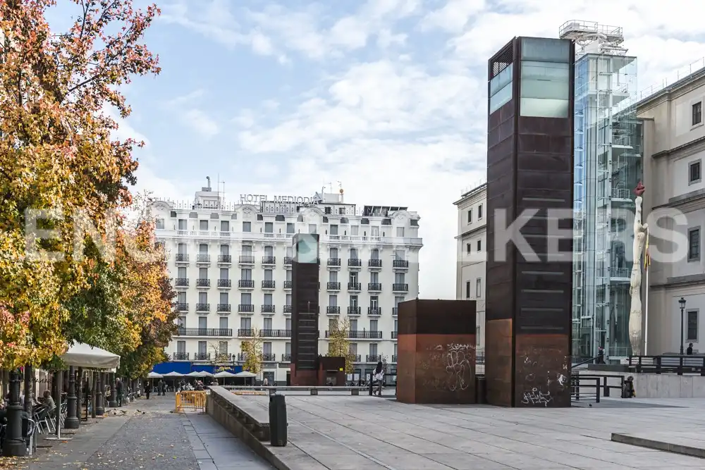 Exterior view of Flat for rent in Madrid  with Air Conditioner, Heating and Furnished