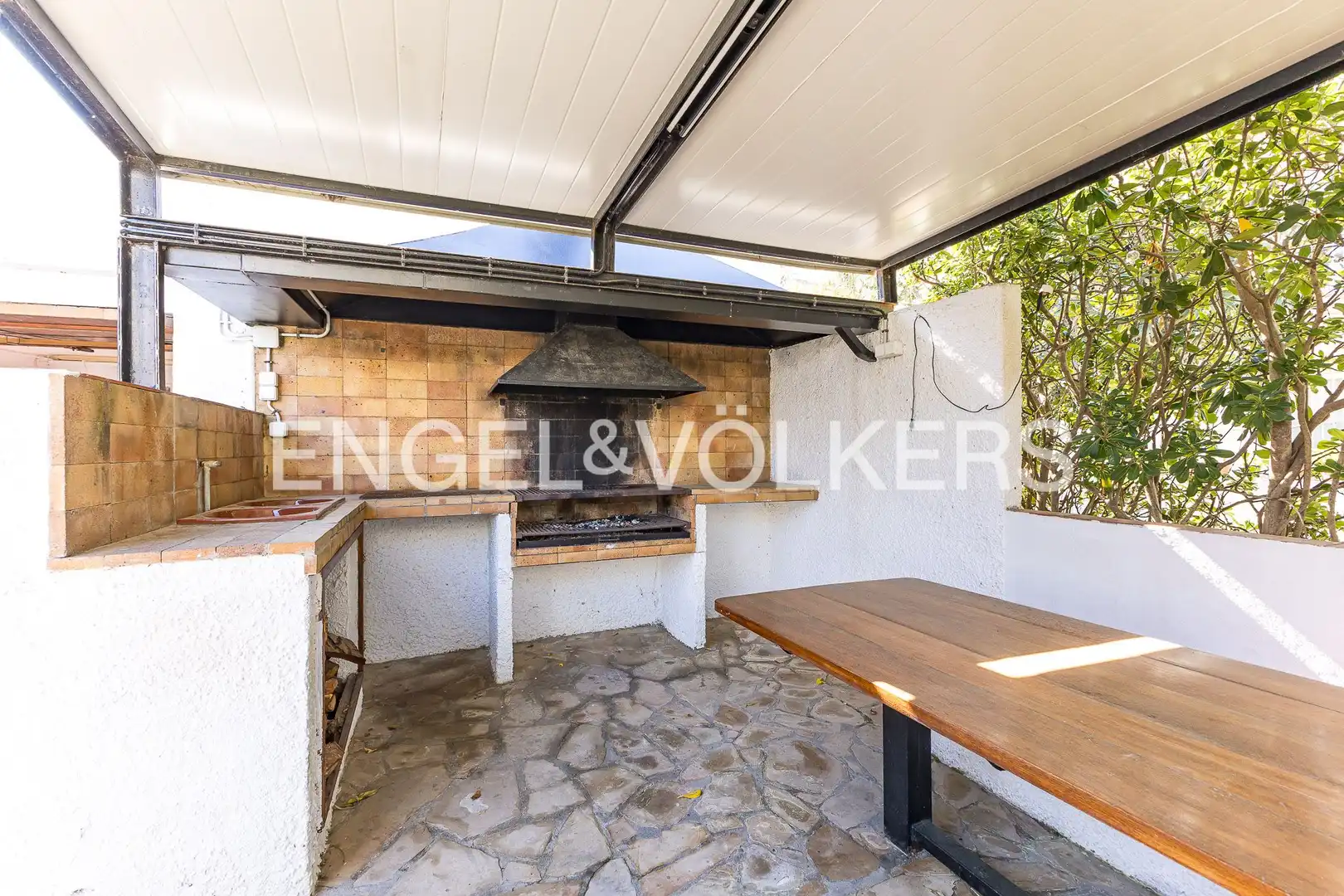 Terrasse von Wohnung zur Miete in Cubelles mit Klimaanlage, Heizung und Privatgarten