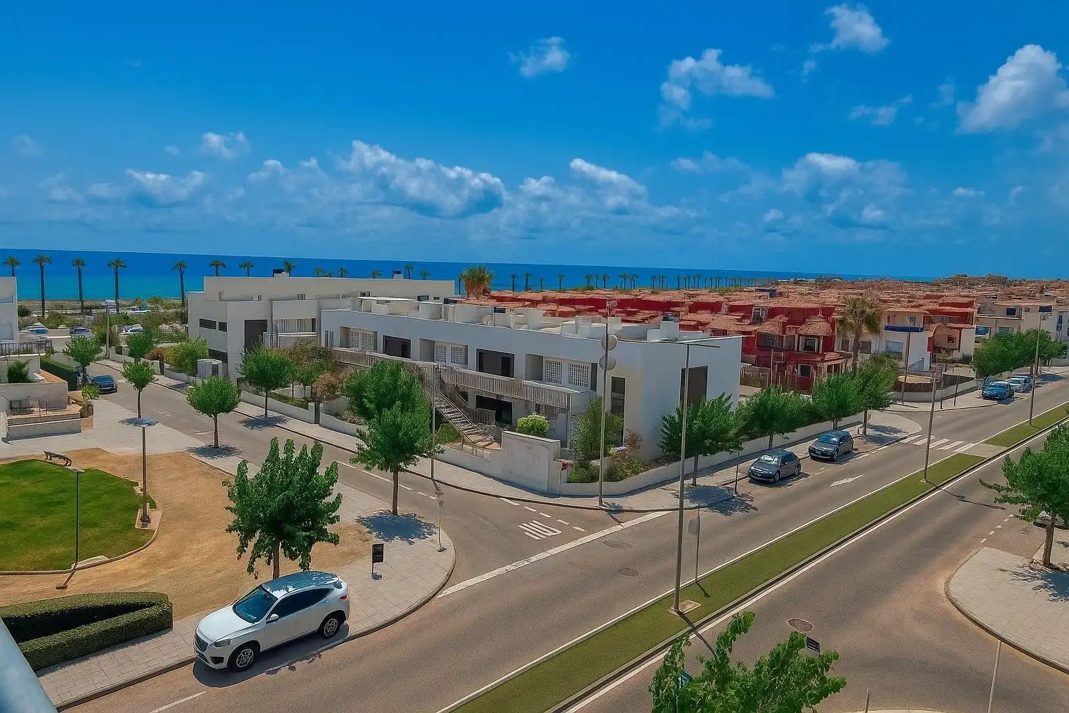 Vista exterior de Piso en venta en Pilar de la Horadada con Aire acondicionado, Calefacción y Jardín privado