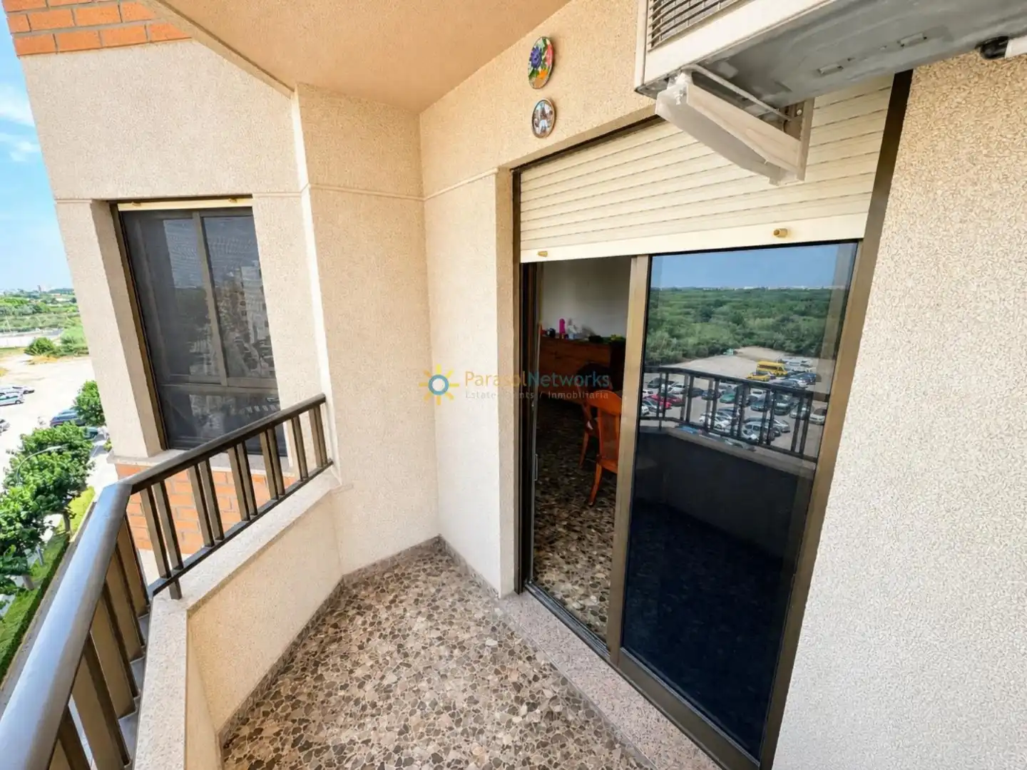 Balcony of Flat for sale in Oliva  with Air Conditioner and Balcony