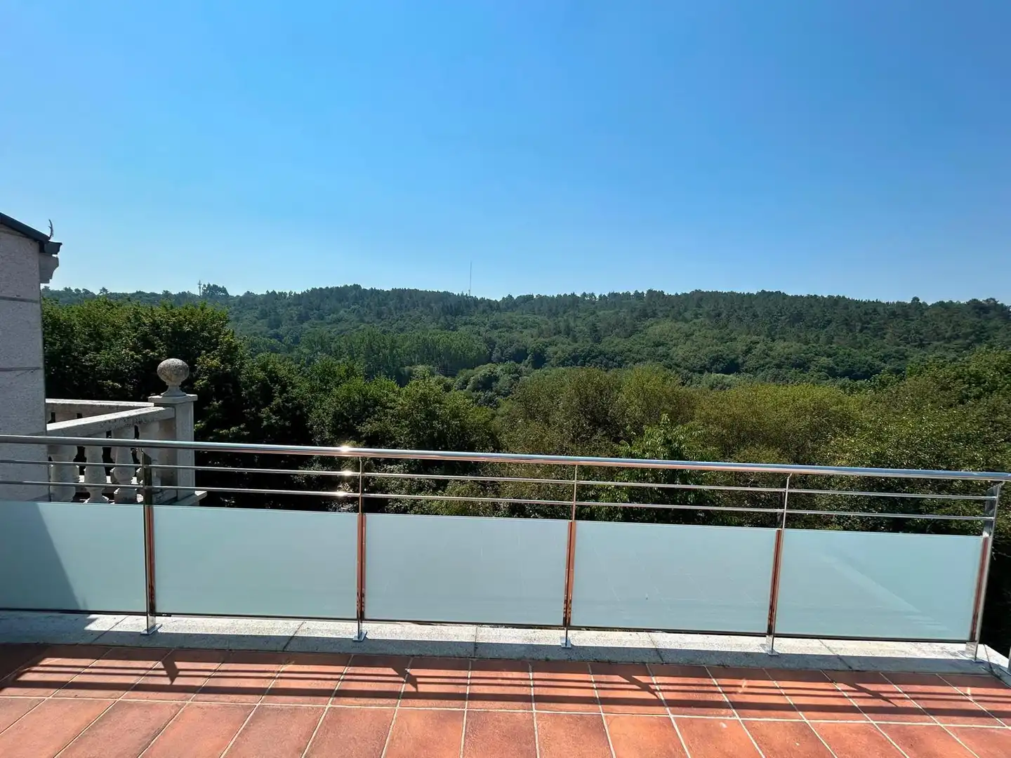 Terraza de Casa o chalet de alquiler en Lugo con Calefacción, Jardín privado y Parquet