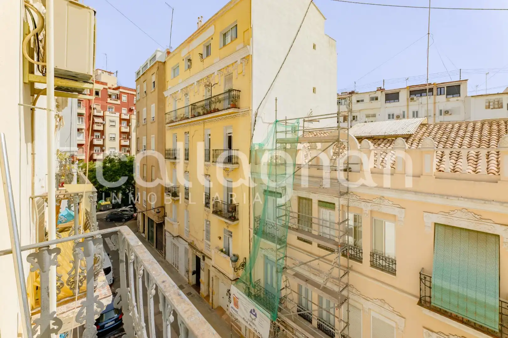 Außenansicht von Wohnung zur Miete in Valencia mit Klimaanlage, Abstellraum und Möbliert