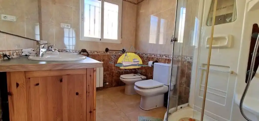Baño de Casa o chalet en venta en Mazarrón con Aire acondicionado, Jardín privado y Terraza