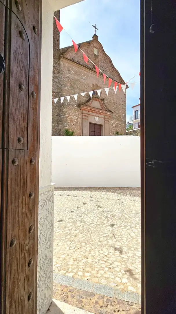 Vista exterior de Casa o chalet en venta en Fuenteheridos con Terraza y Trastero