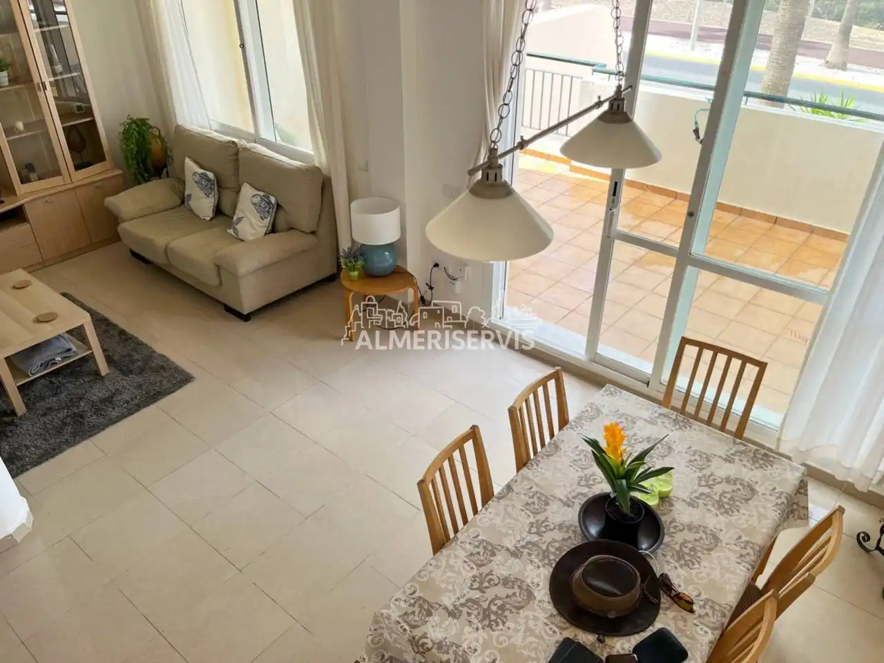 Comedor de Casa adosada en venta en El Ejido con Aire acondicionado, Terraza y Amueblado