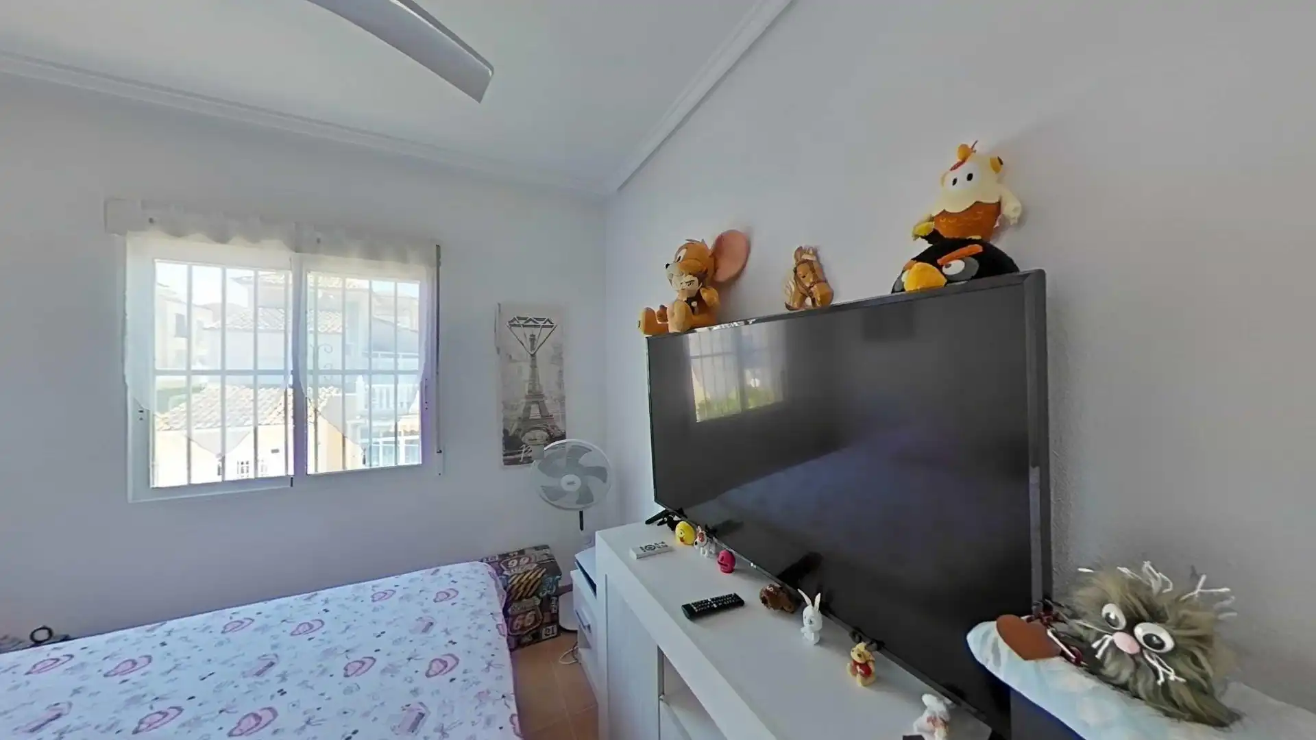 Schlafzimmer von Maisonette zum Verkauf in Algorfa mit Klimaanlage, Heizung und Privatgarten