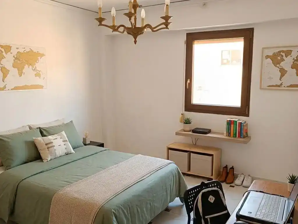 Bedroom of Flat for share in Gandia  with Air Conditioner and Furnished
