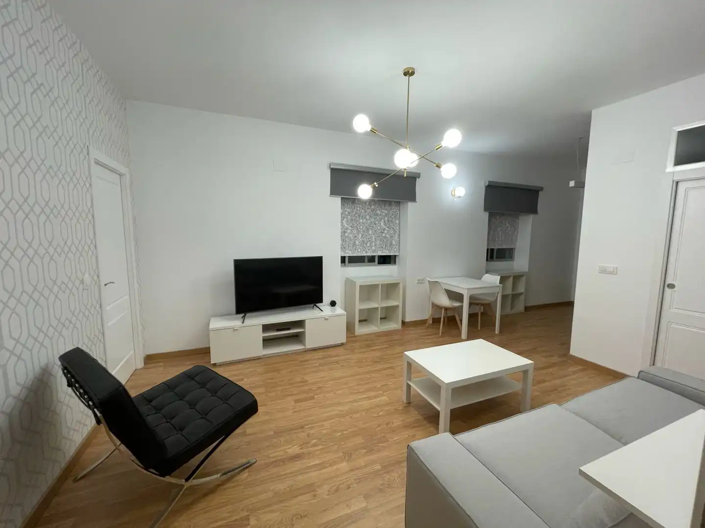 Sala d'estar de Pis de lloguer en Jaén amb Aire condicionat, Calefacció i Moblat