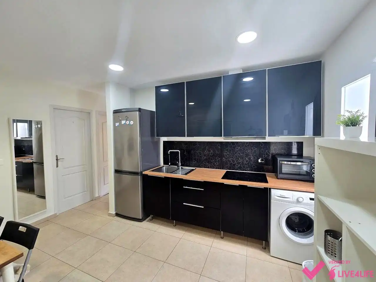 Kitchen of Flat for rent in Sevilla  with Air Conditioner, Terrace and Furnished