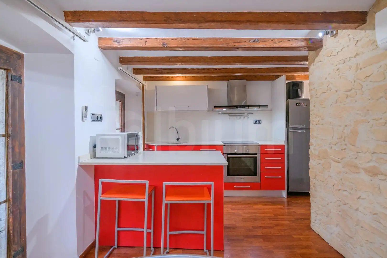 Cocina de Piso en venta en Barcelona con Aire acondicionado y Parquet