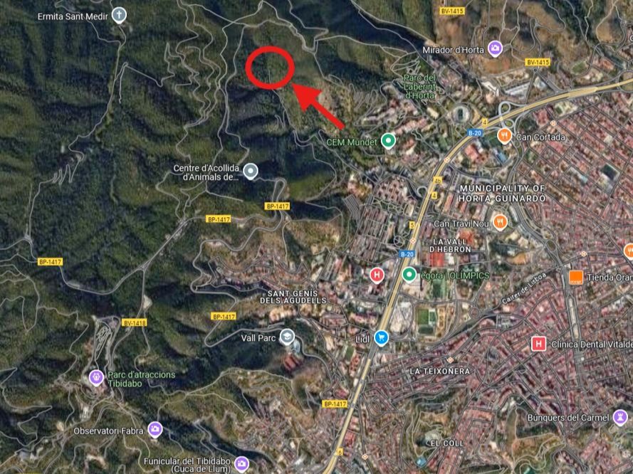 Exterior view of Land for sale in  Barcelona Capital