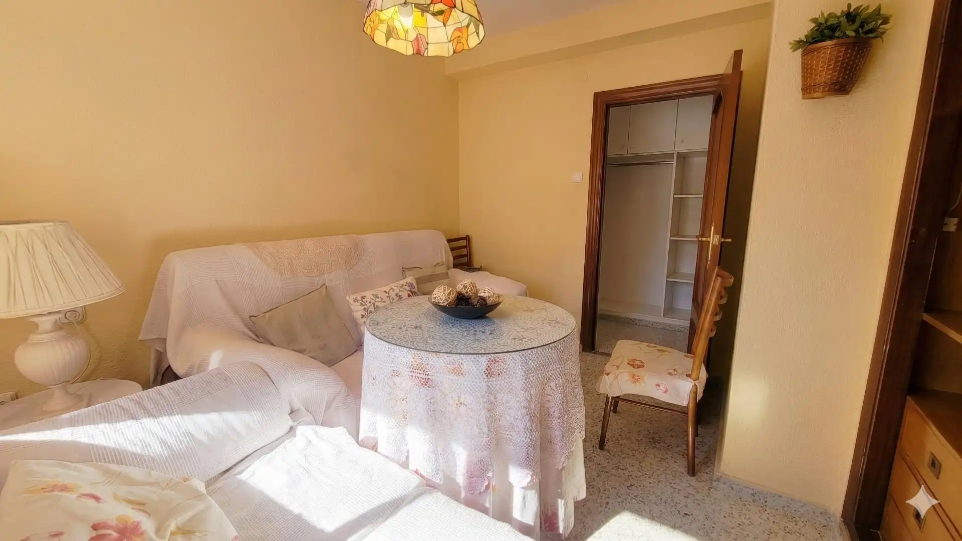 Bedroom of Flat for sale in Almería  with Terrace and Furnished