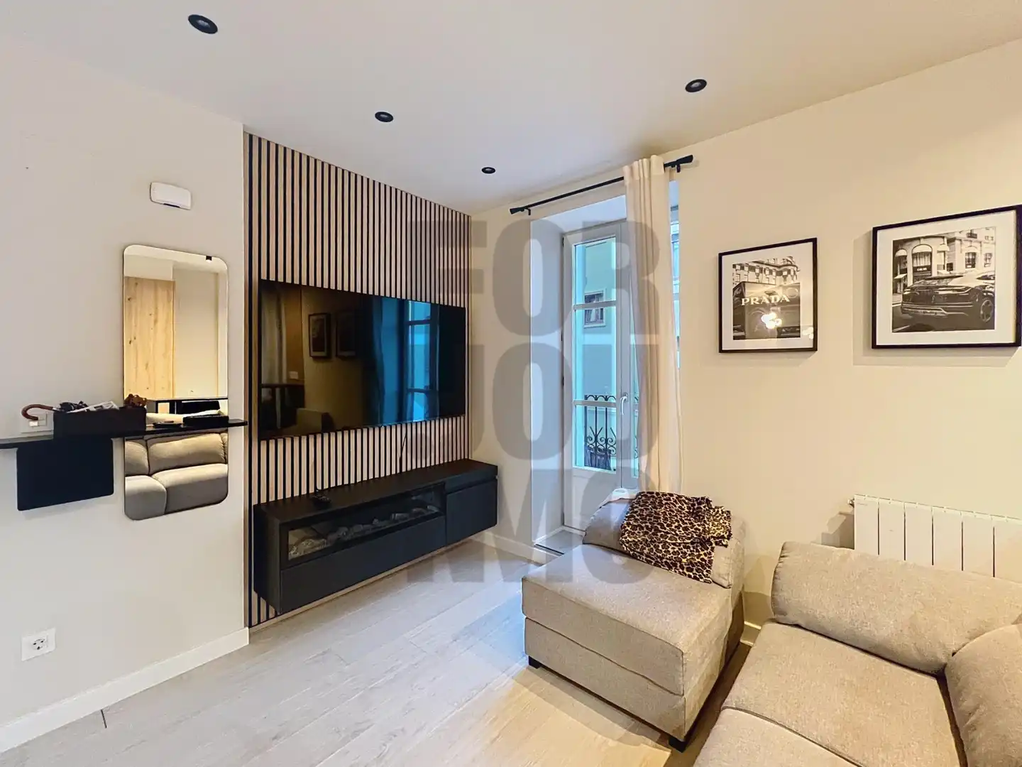 Living room of Apartments for sale in Irun   with Heating, Parquet flooring and Furnished