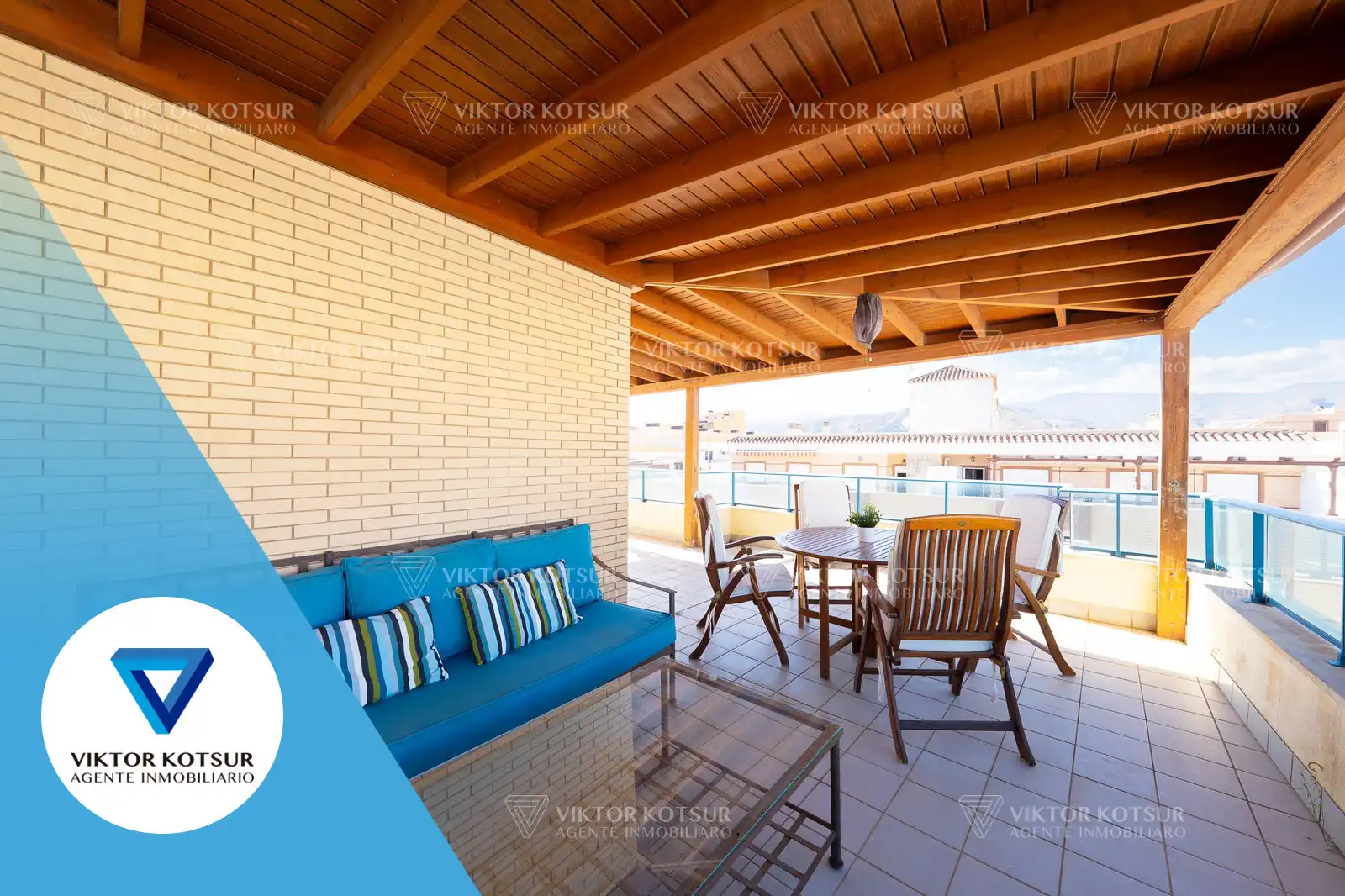 Terraza de Ático en venta en Roquetas de Mar con Aire acondicionado, Parquet y Terraza