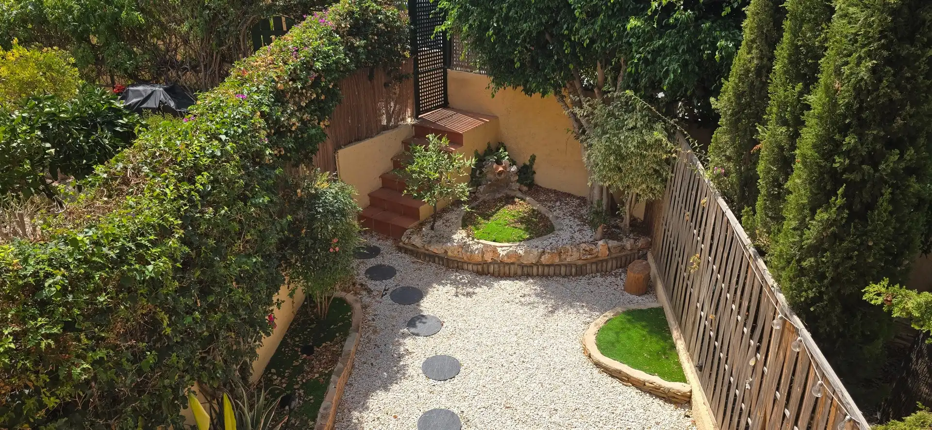 Terraza de Casa adosada en venta en L'Alfàs del Pi con Aire acondicionado, Jardín privado y Piscina