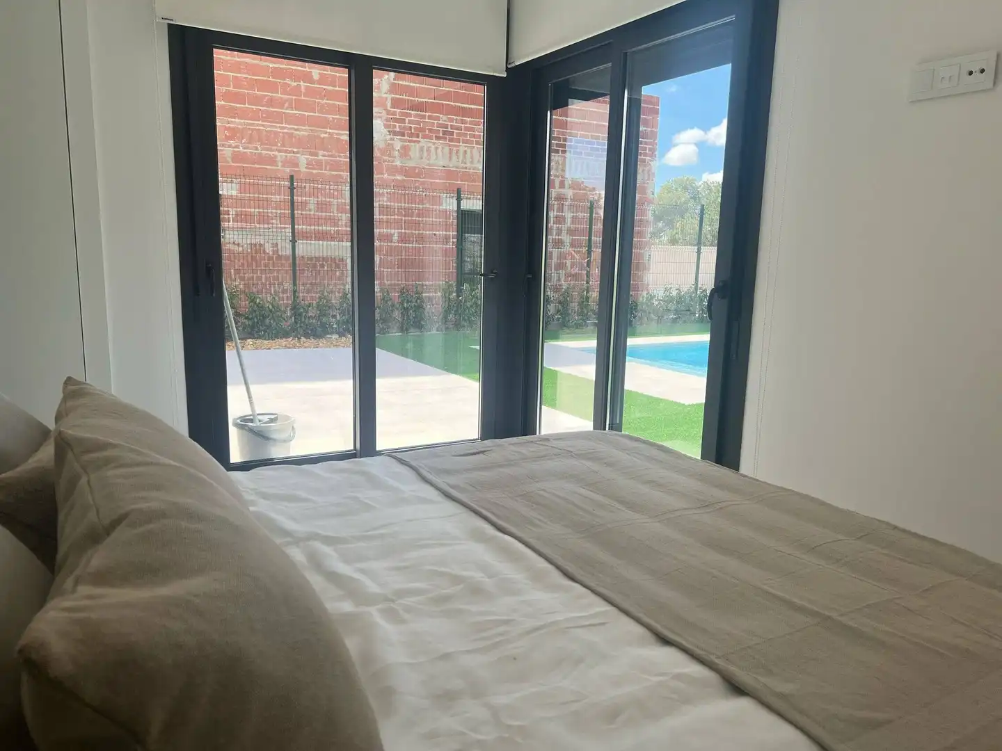 Bedroom of Detached homes for sale in Pilar de la Horadada  with Air Conditioner, Private garden and Terrace