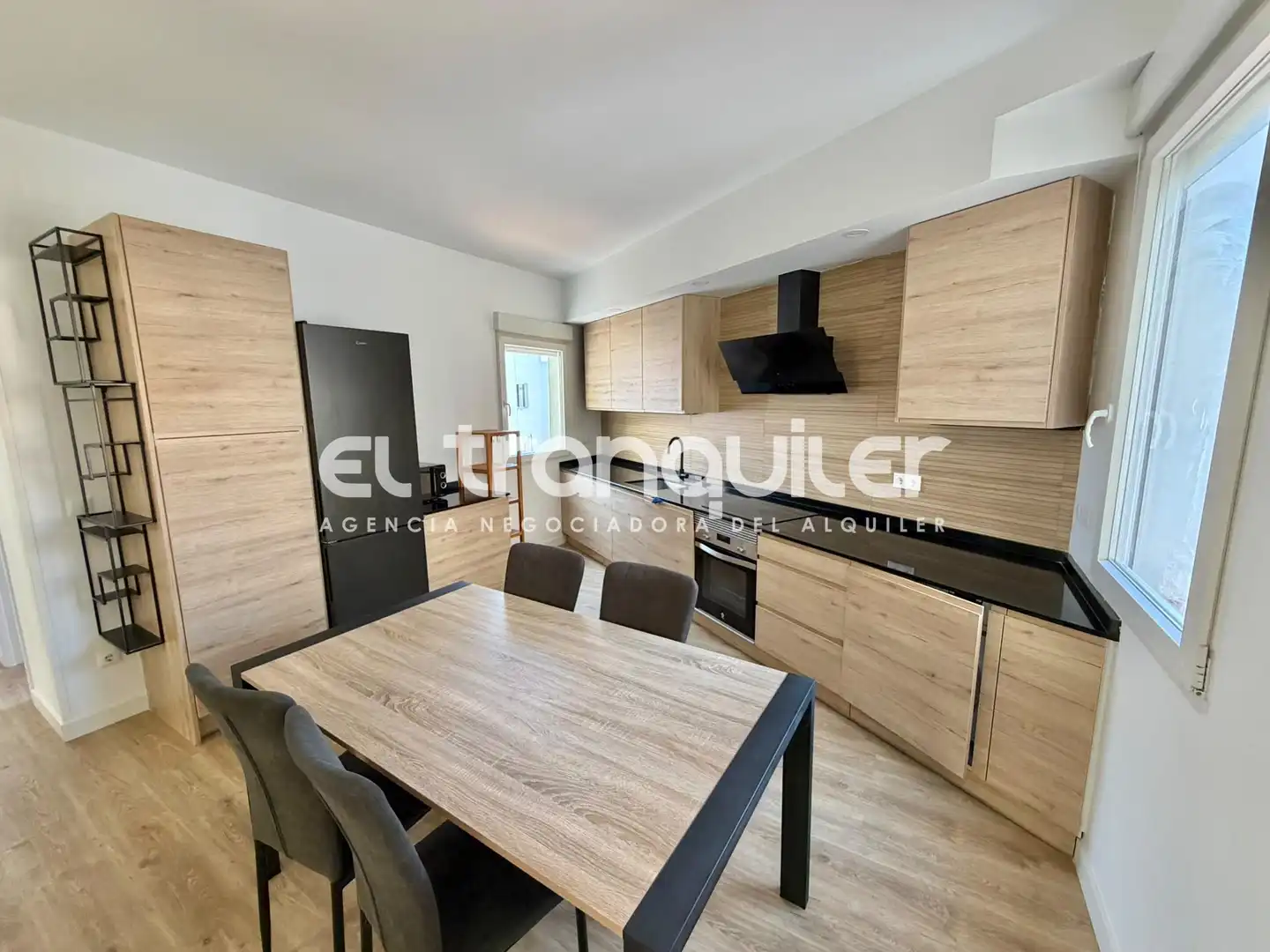Cocina de Piso de alquiler en Madrid con Aire acondicionado, Amueblado y Lavadora