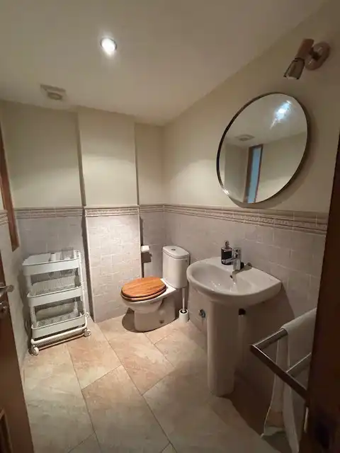 Bathroom of Duplexes for rent in Ferrol  with Heating, Parquet flooring and Terrace