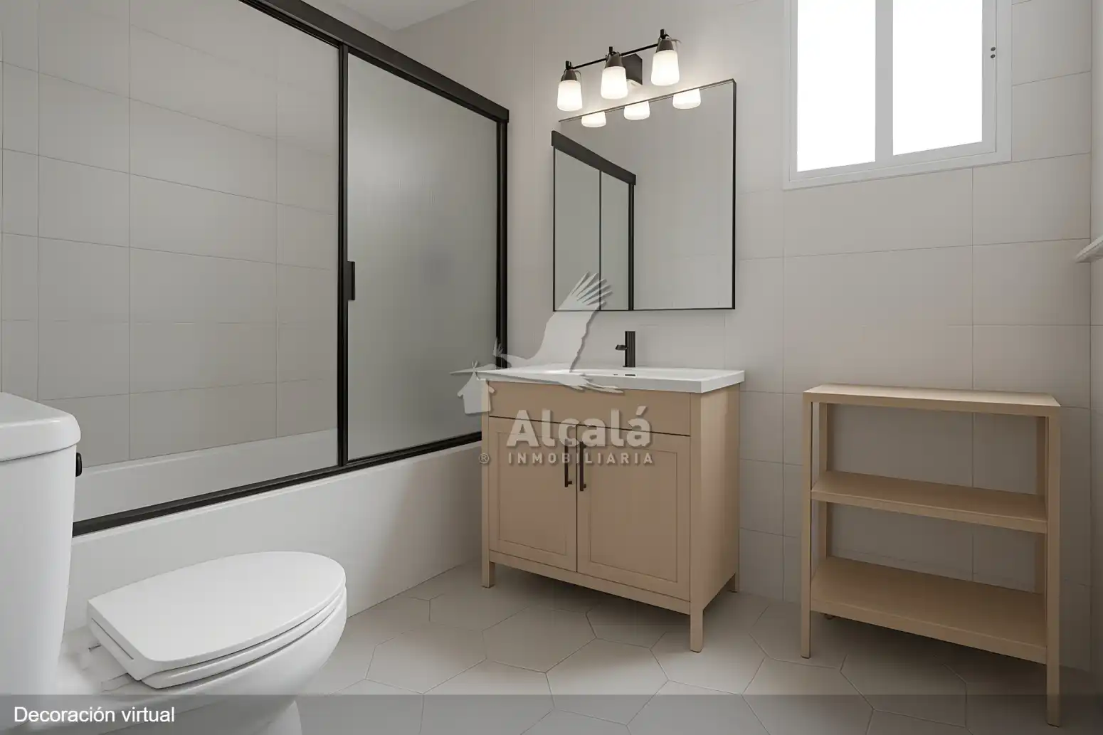 Badezimmer von Einfamilien-Reihenhaus zum Verkauf in Alcalá de Henares