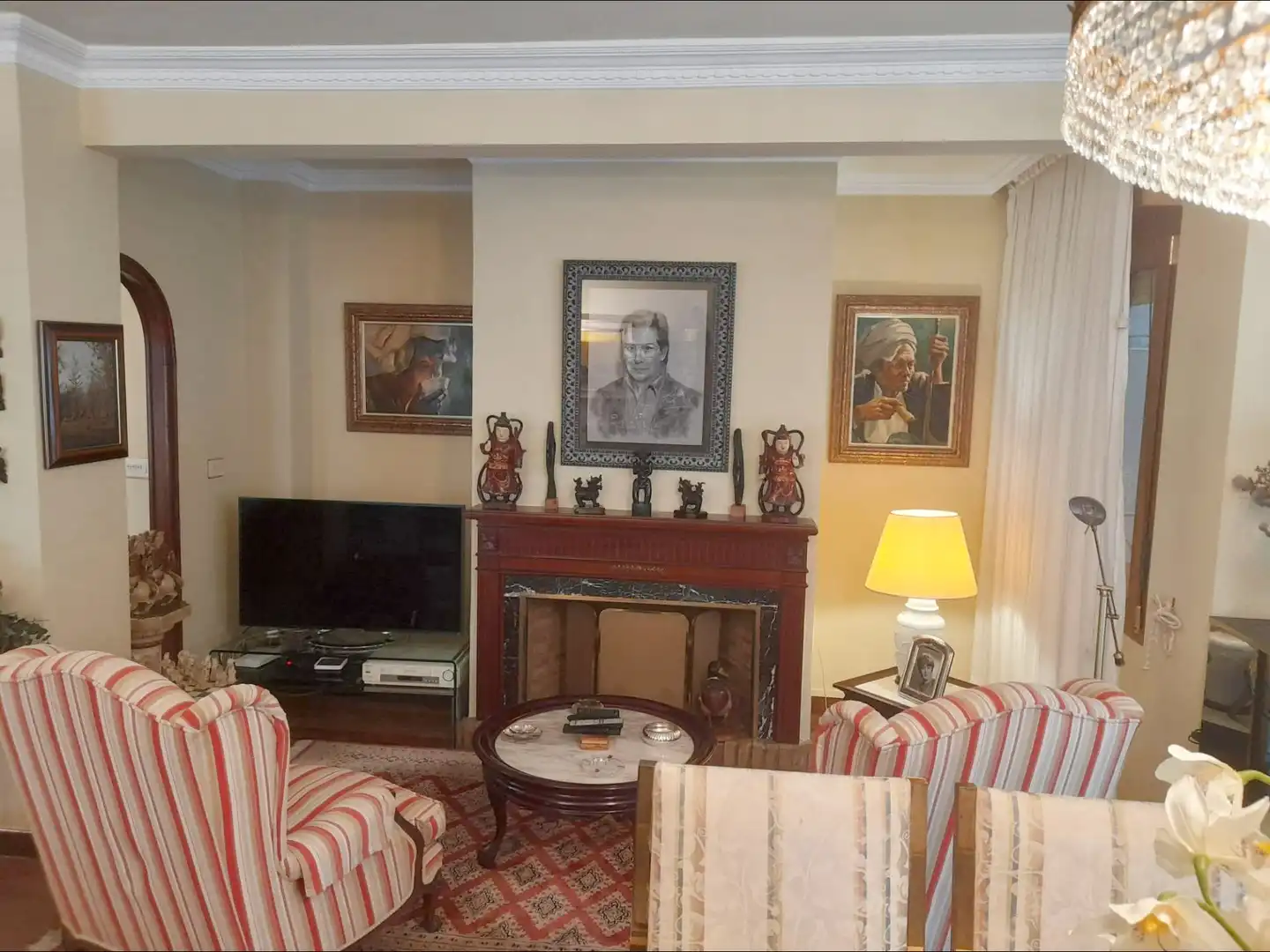 Sala de estar de Piso en venta en Getxo  con Calefacción, Jardín privado y Trastero