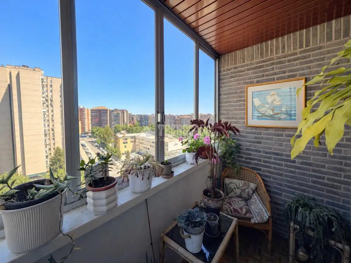 Terrasse von Wohnung zum Verkauf in Madrid mit Heizung, Privatgarten und Schwimmbad