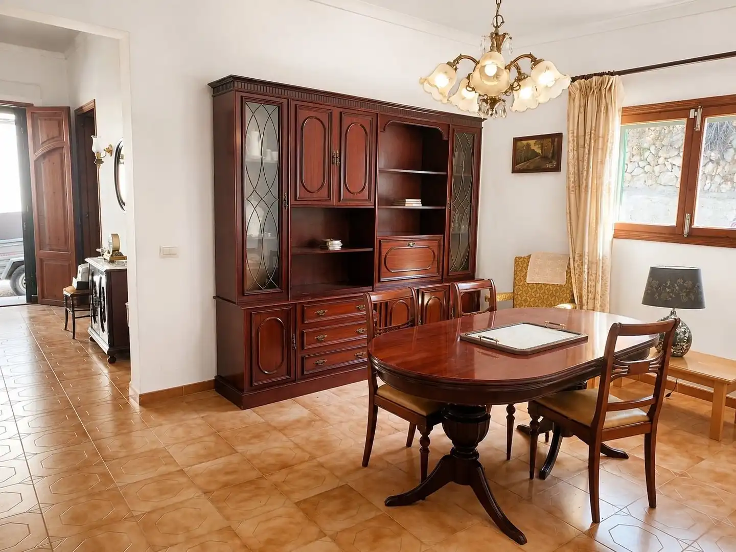 Comedor de Finca rústica en venta en Felanitx con Aire acondicionado, Calefacción y Jardín privado