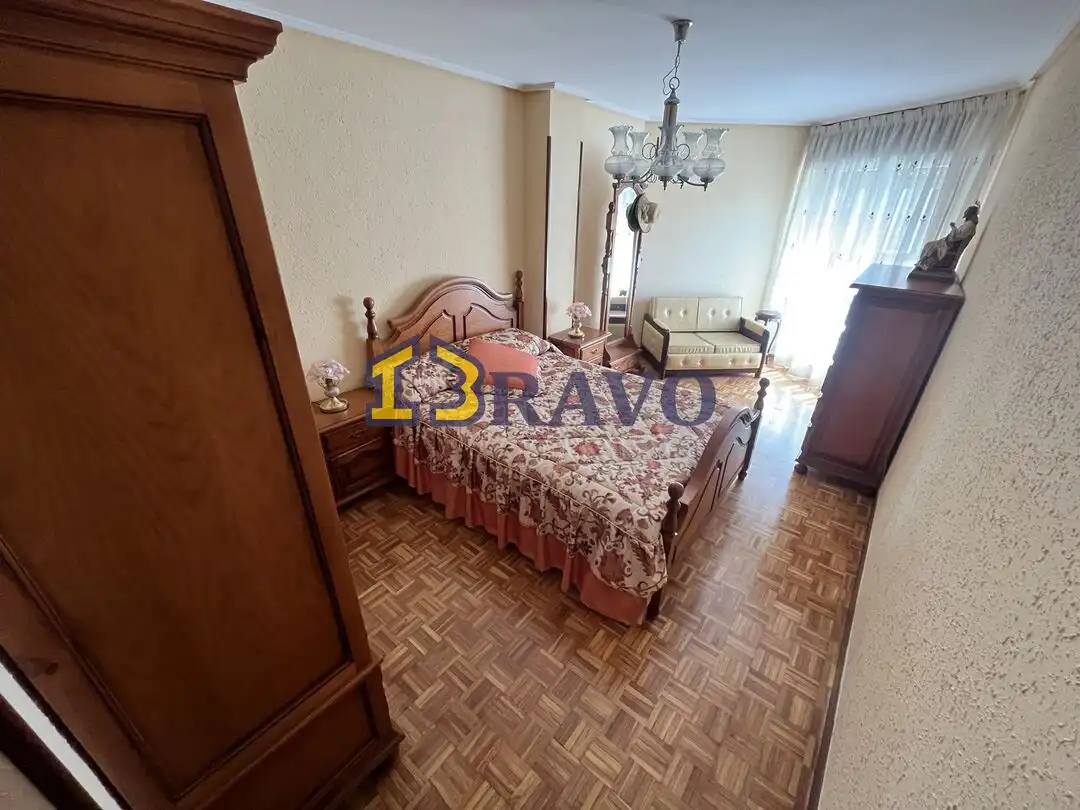 Bedroom of Flat for sale in Medina de Pomar  with Heating, Furnished and Balcony