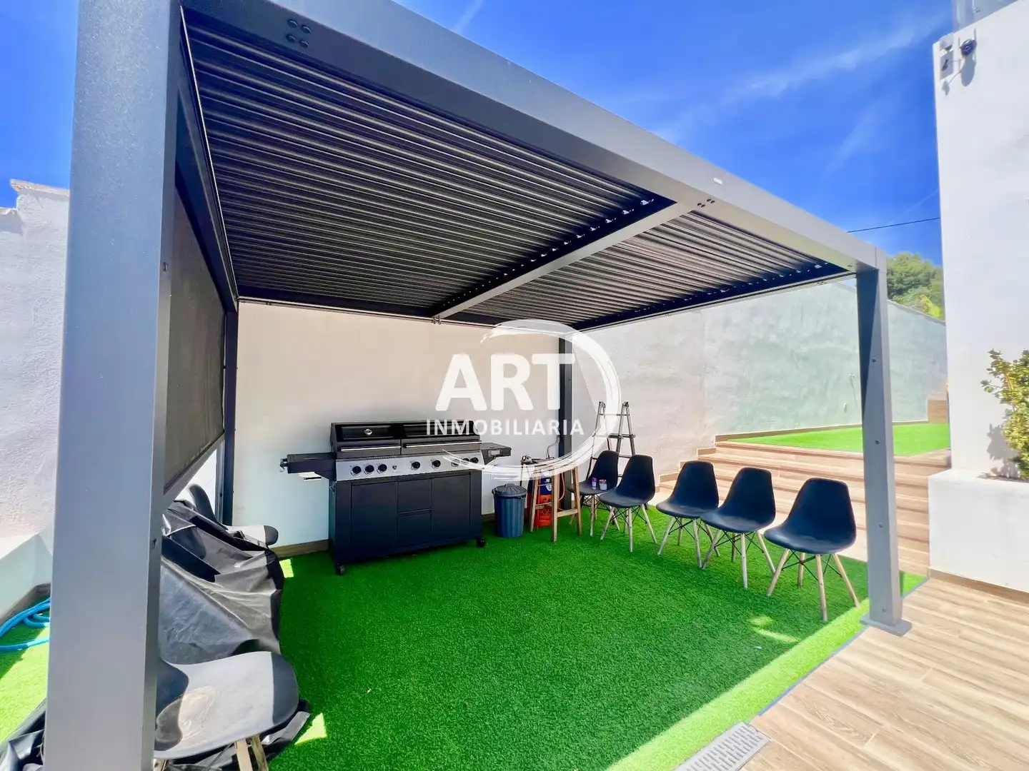 Terraza de Casa o chalet en venta en San Antonio de Benagéber con Aire acondicionado, Calefacción y Jardín privado