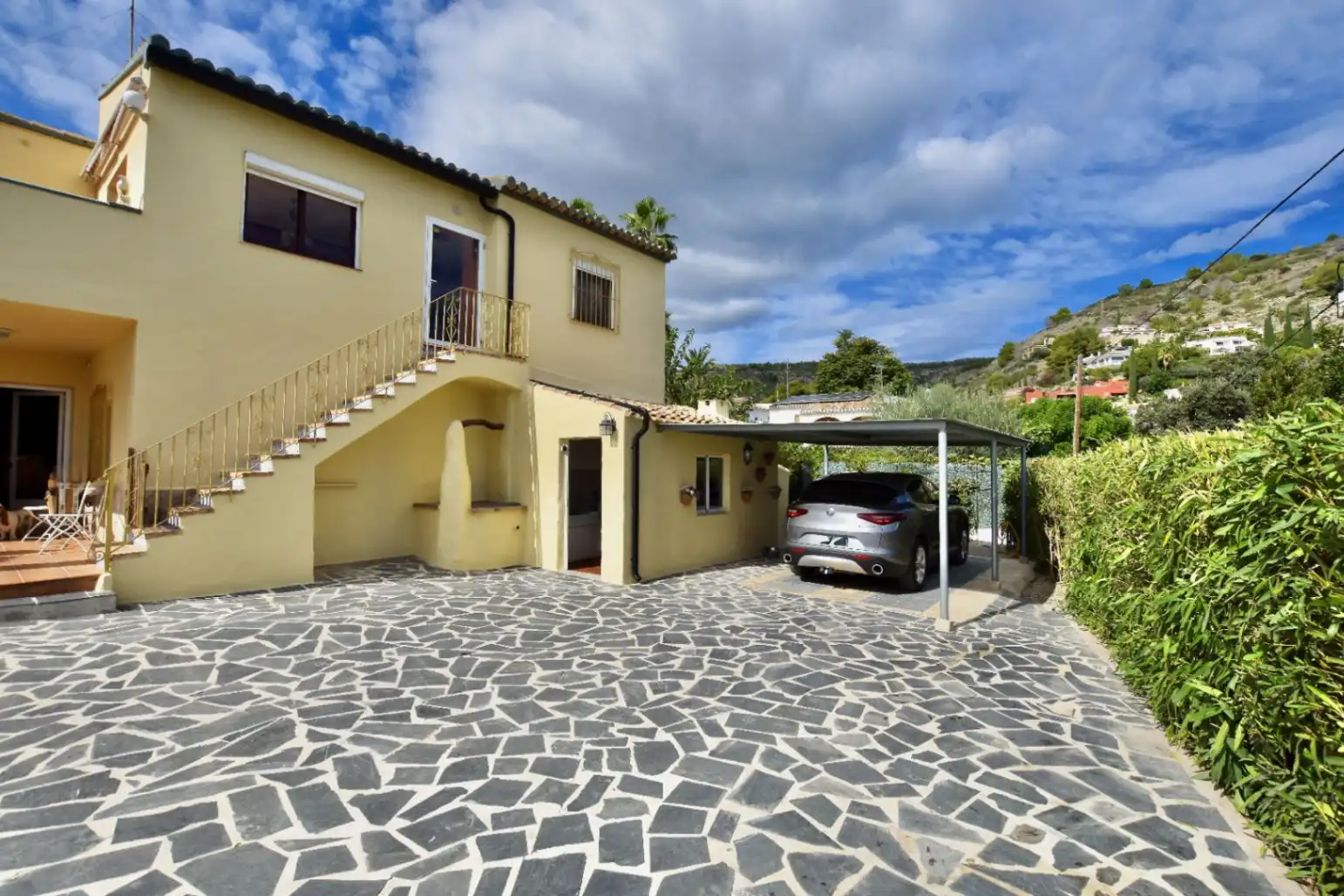 Exterior view of Houses for sale in Jávea / Xàbia  with Air Conditioner, Heating and Private garden