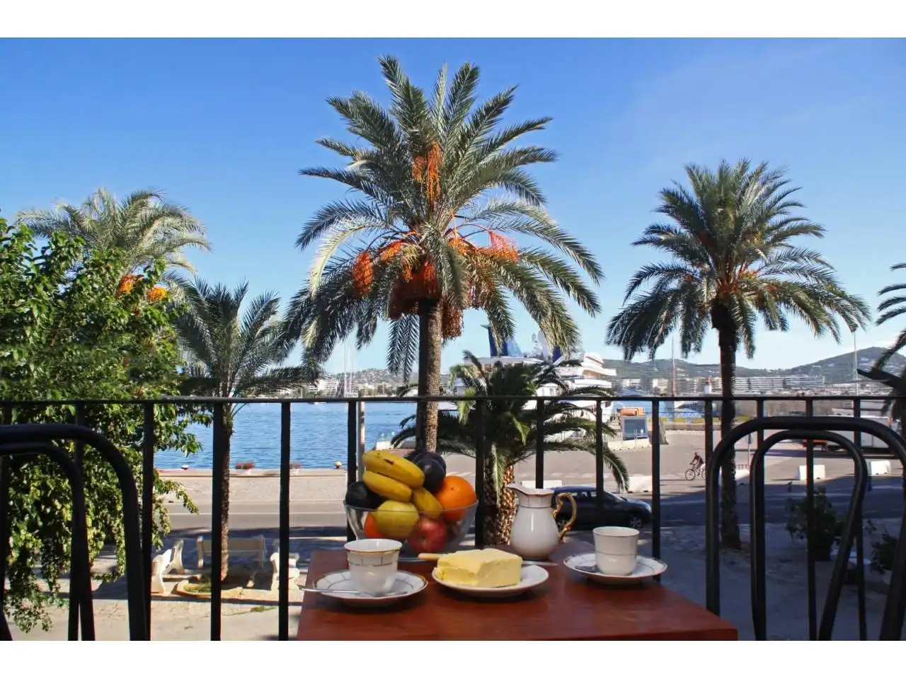 Terrasse von Wohnung zum Verkauf in Eivissa mit Klimaanlage, Möbliert und Balkon