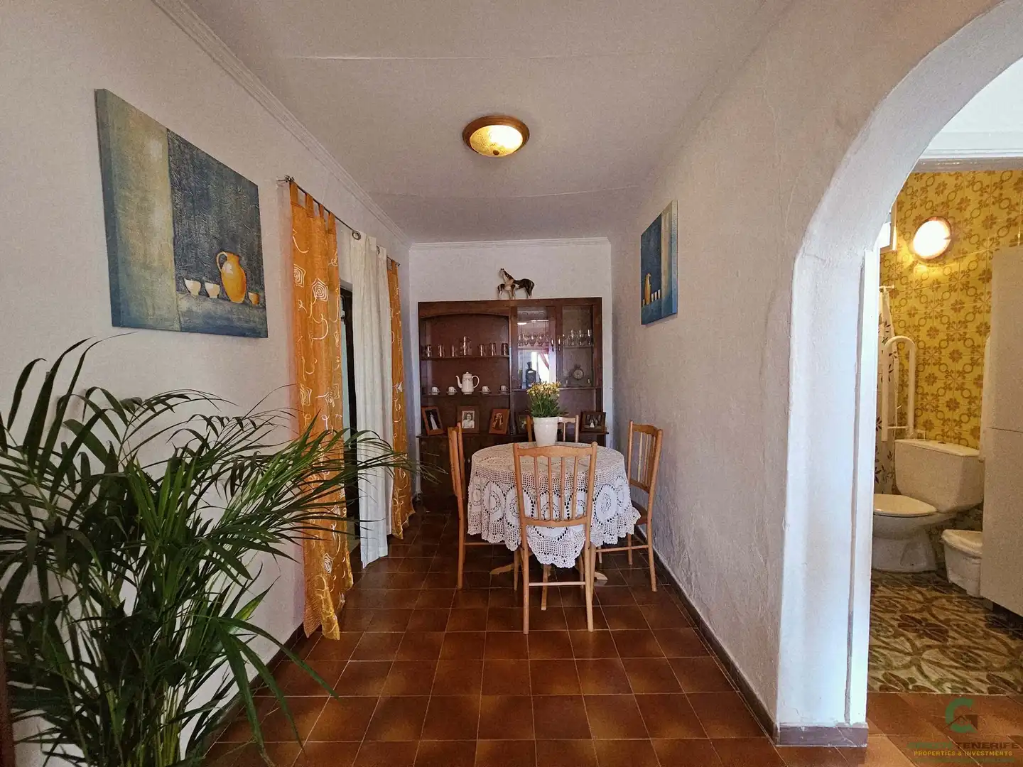 Esszimmer von Einfamilien-Reihenhaus zum Verkauf in Garachico mit Terrasse und Abstellraum