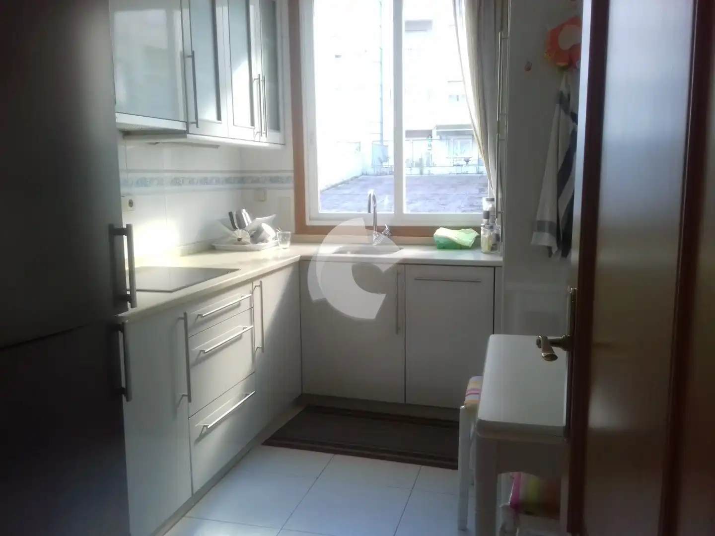 Cocina de Apartamento en venta en Ourense Capital  con Calefacción, Trastero y Amueblado