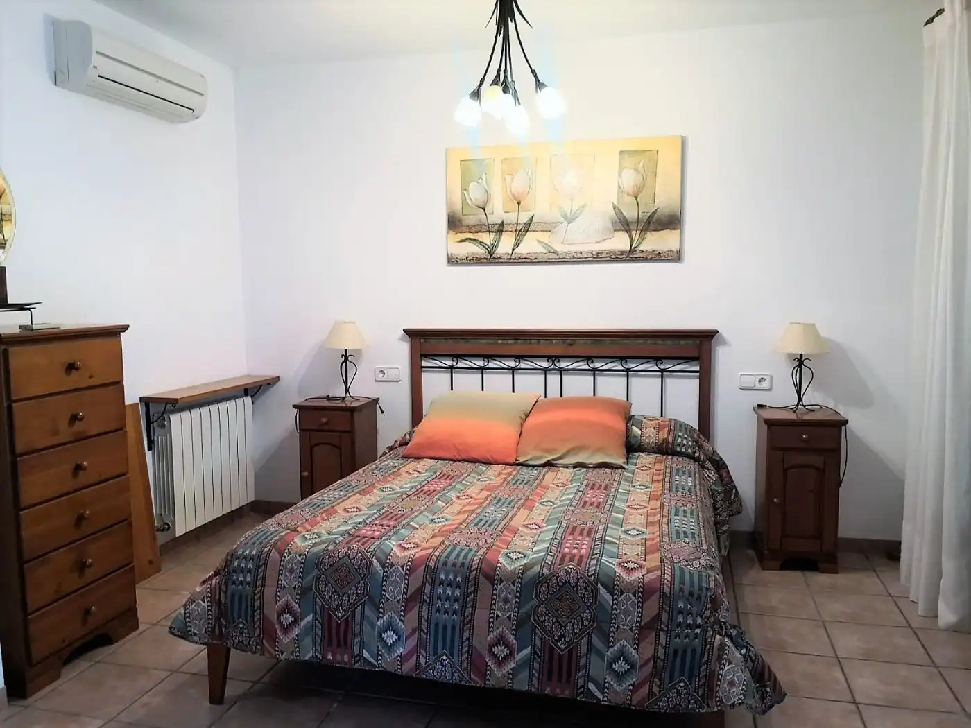 Dormitori de Casa adosada de lloguer en Felanitx amb Aire condicionat, Calefacció i Terrassa