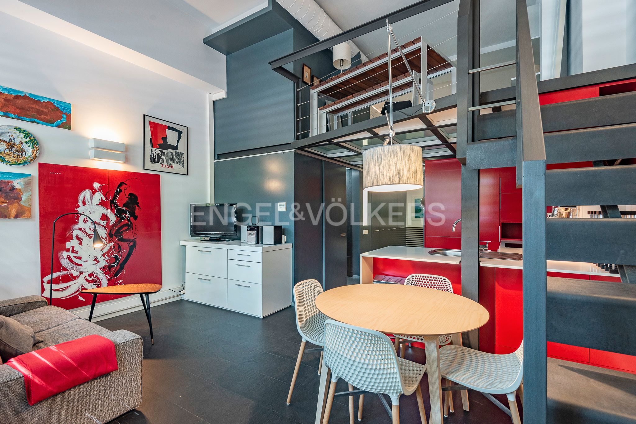 Kitchen of Apartment for sale in  Barcelona Capital  with Heating