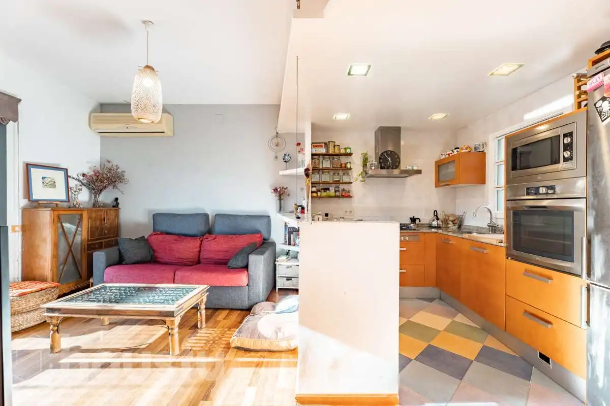 Cuina de Àtic en venda en Barcelona amb Aire condicionat, Calefacció i Parquet