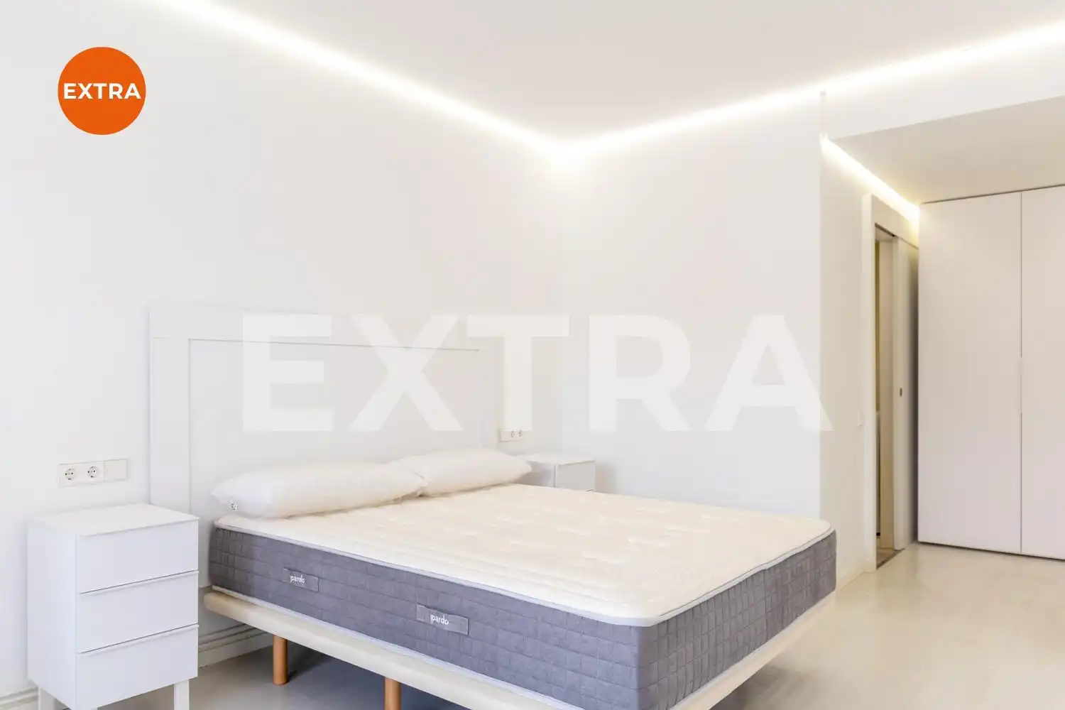 Schlafzimmer von Wohnungen zur Miete in Madrid mit Klimaanlage, Heizung und Möbliert