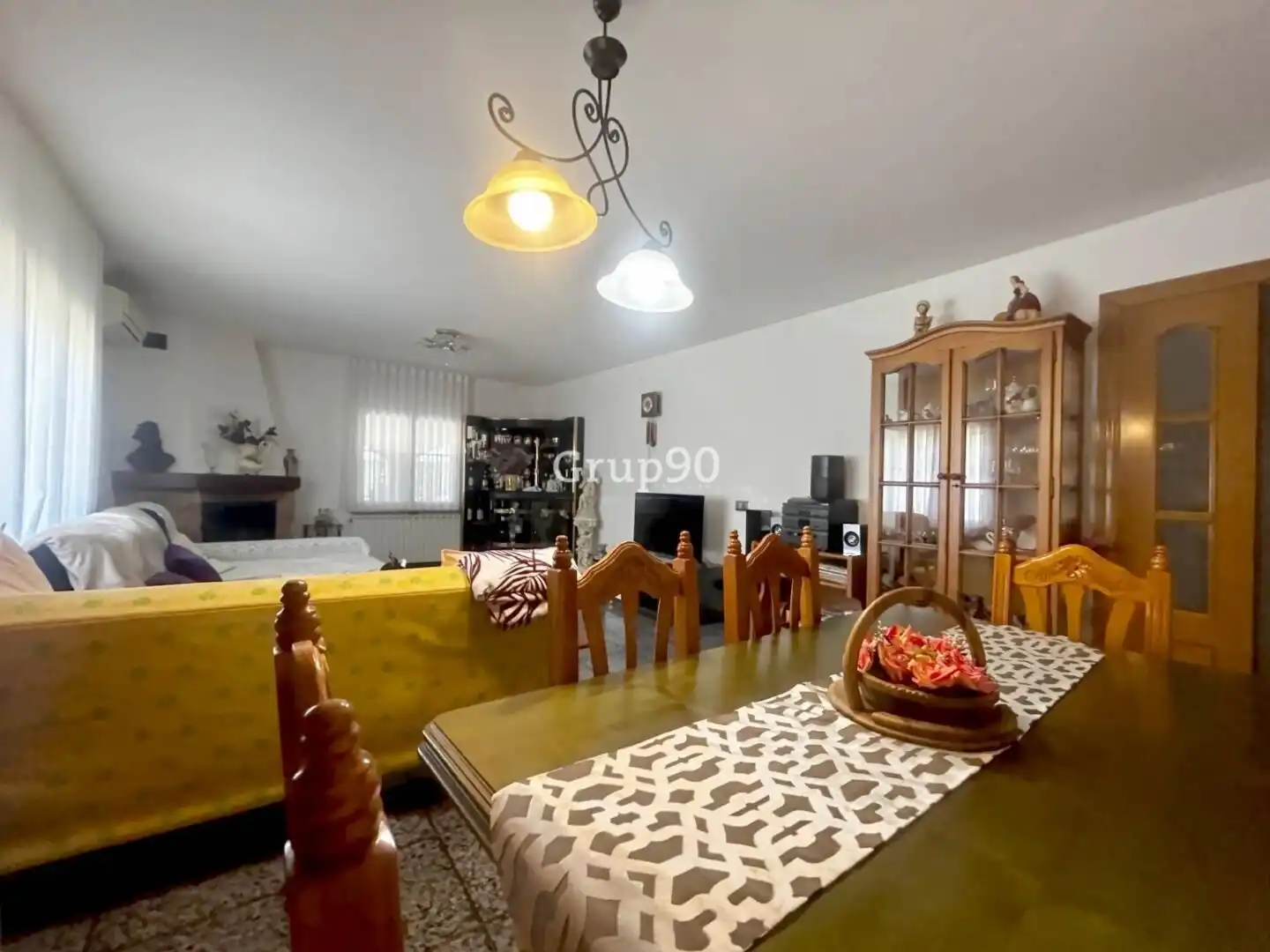 Sala d'estar de Casa o xalet en venda en Alcoletge amb Calefacció, Jardí privat i Traster