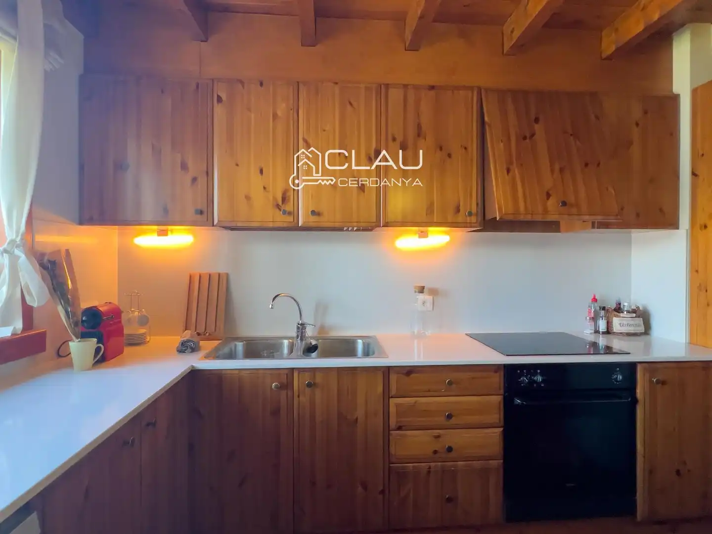 Kitchen of Duplexes for rent in Osséja  with Heating, Parquet flooring and Terrace