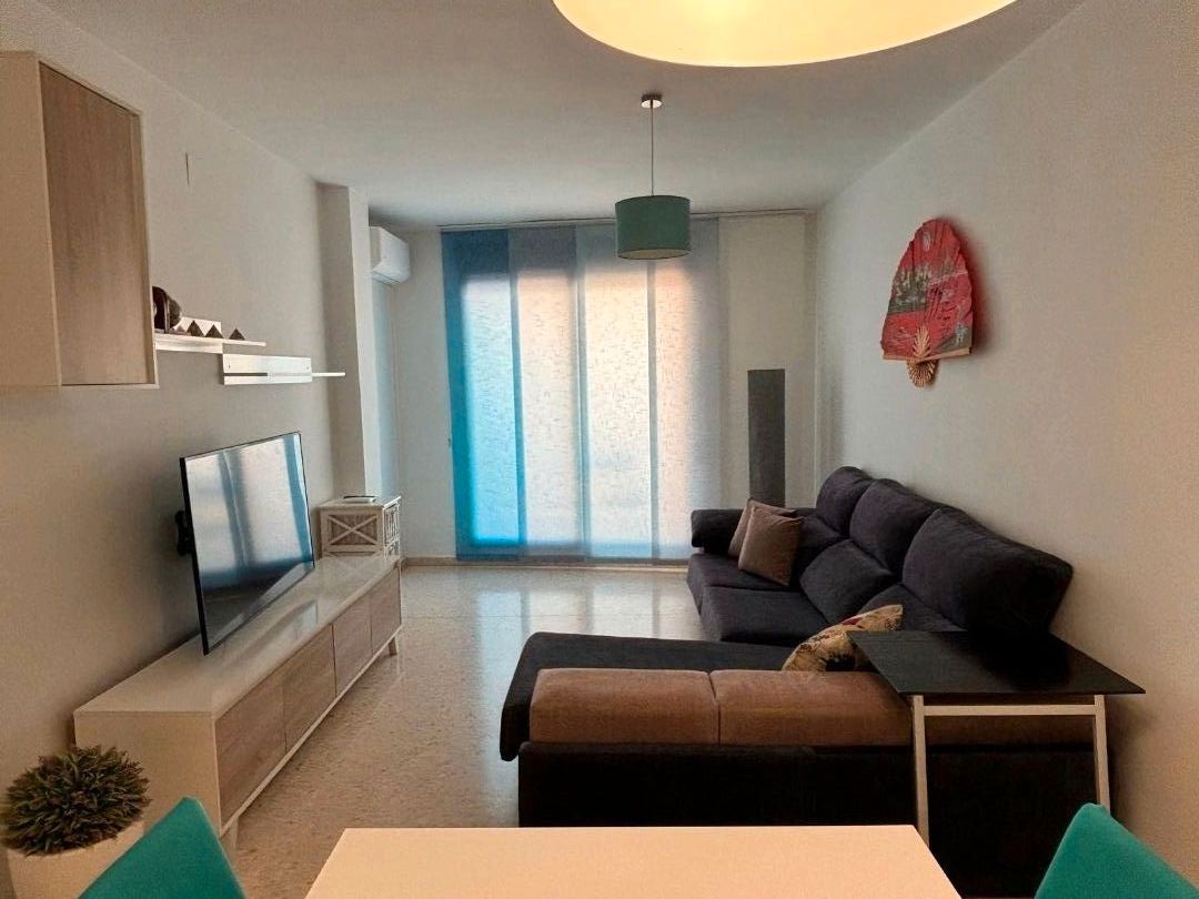 Sala de estar de Piso de alquiler en Paterna con Amueblado y Balcón