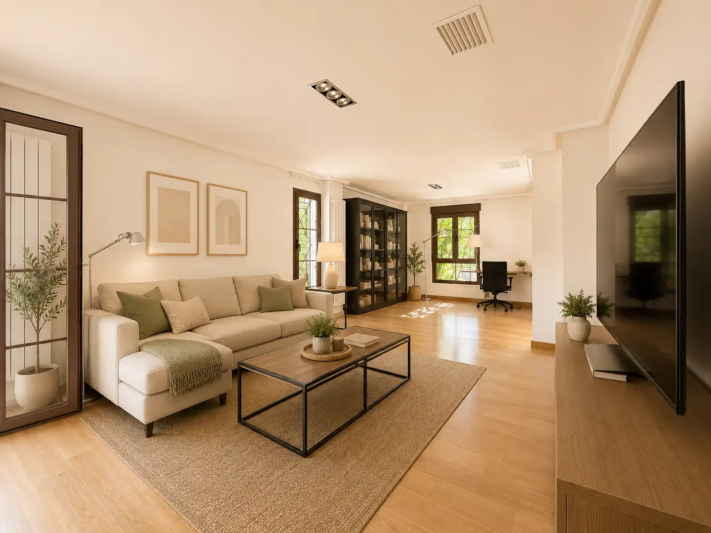Living room of Detached homes for sale in Mutxamel  with Air Conditioner, Heating and Private garden