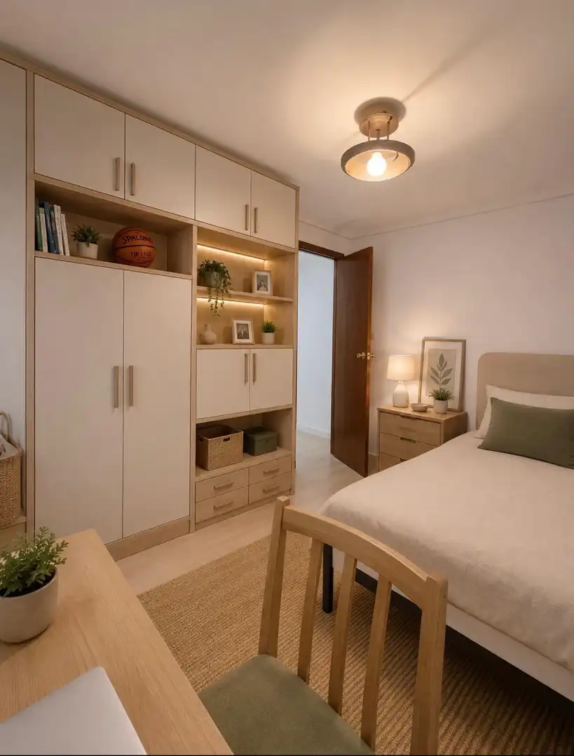Bedroom of Flat for sale in Valencia  with Air Conditioner, Heating and Balcony