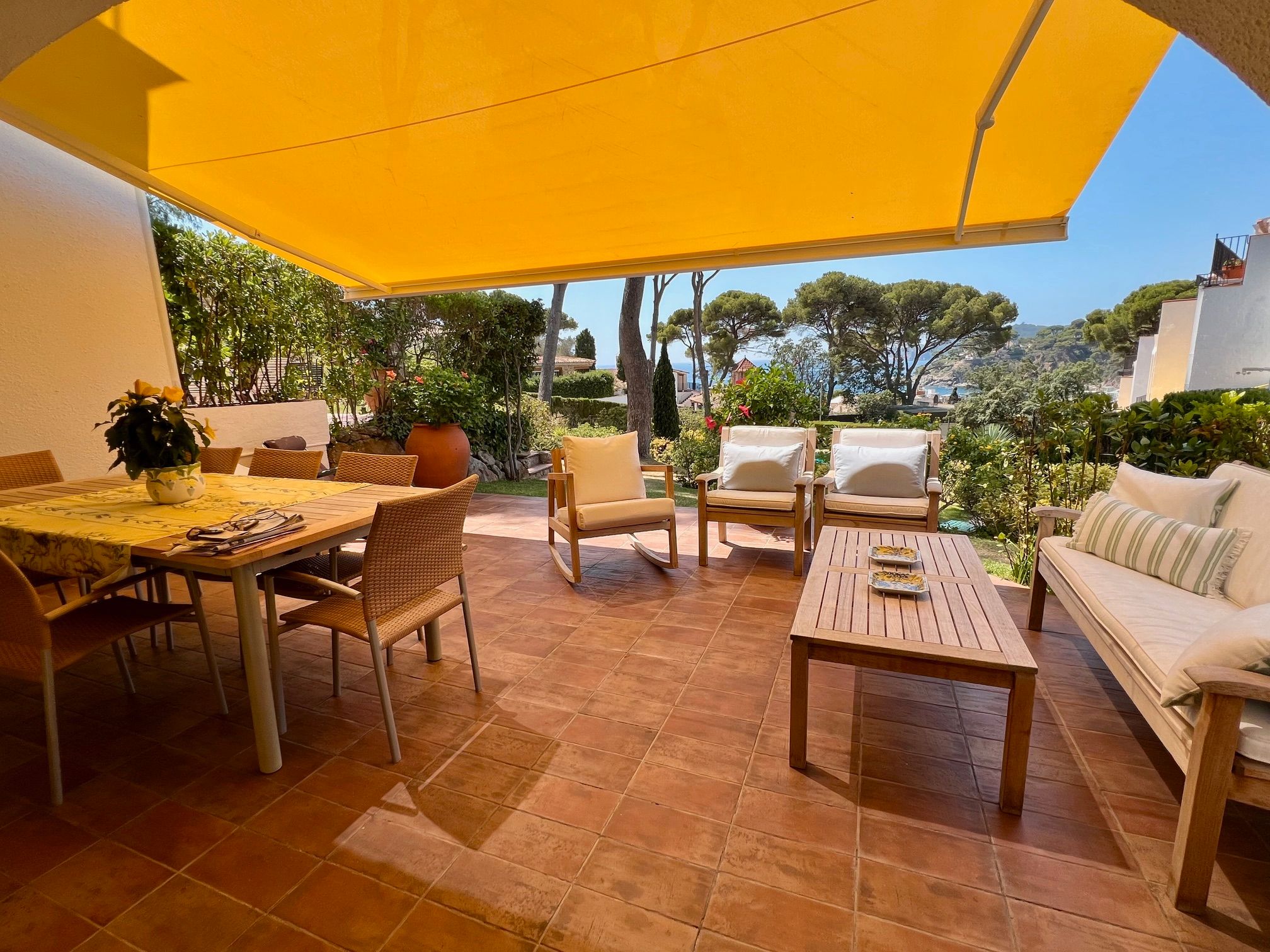 Terrace of Single-family semi-detached for sale in Palafrugell  with Air Conditioner, Private garden and Terrace